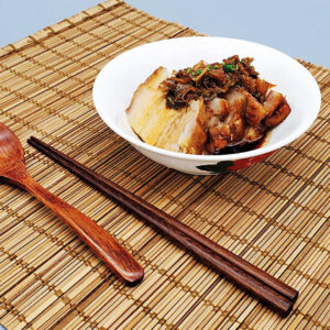 Hakka Style Steamed Pork Belly with Meigan Cai
