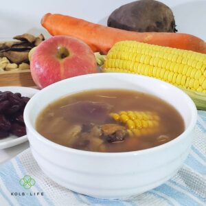 Apple, Beetroot, Red Kidney Bean Vegan Soup